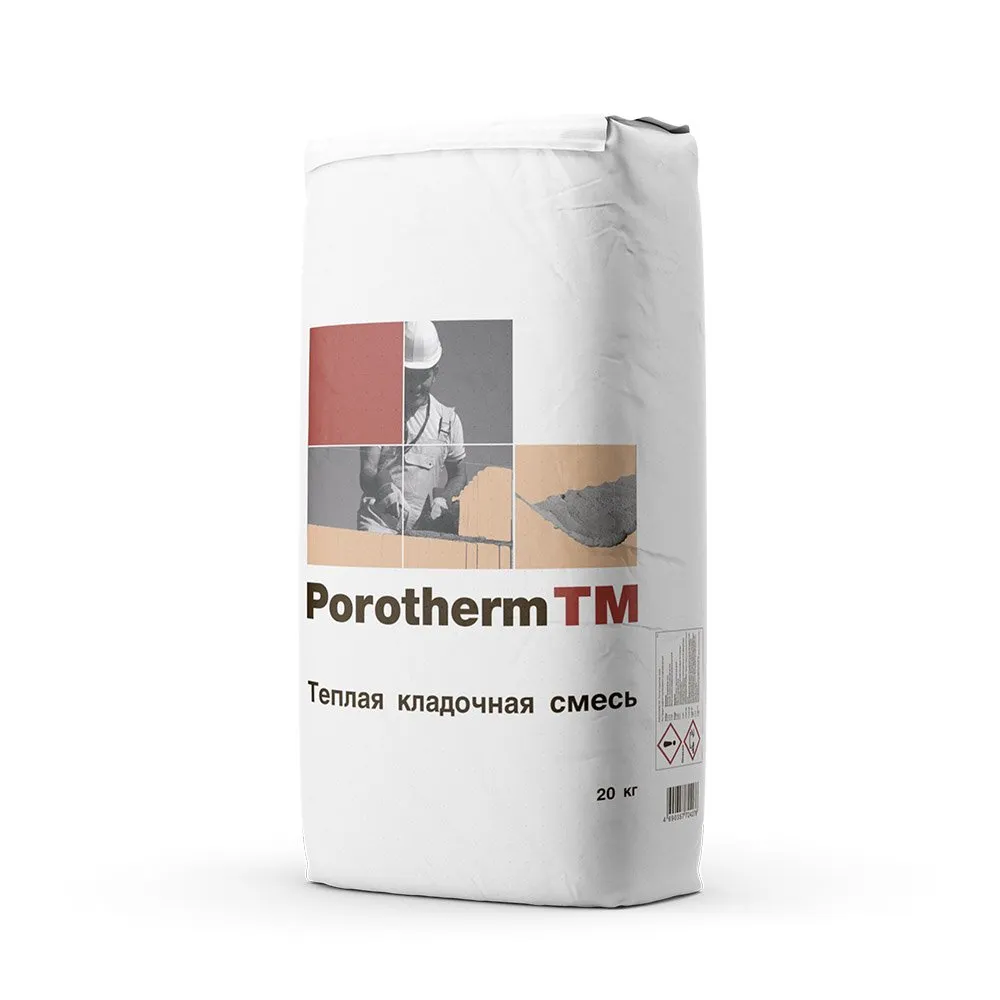 Тёплая кладочная смесь Porotherm TM