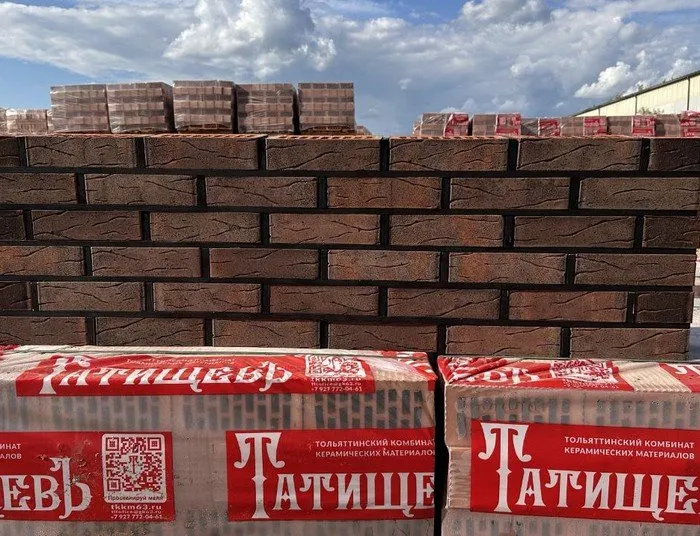 Лицевой кирпич 1 НФ пустотелый Галена Микс, фото 6