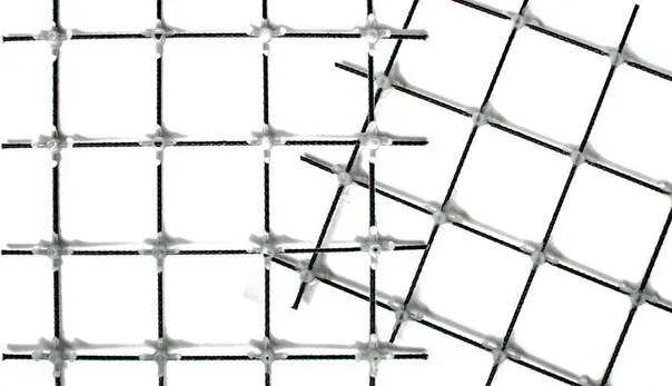 Сетка композитная жёсткая для армирования яч. 50×50 мм, карта 0,35×2 м