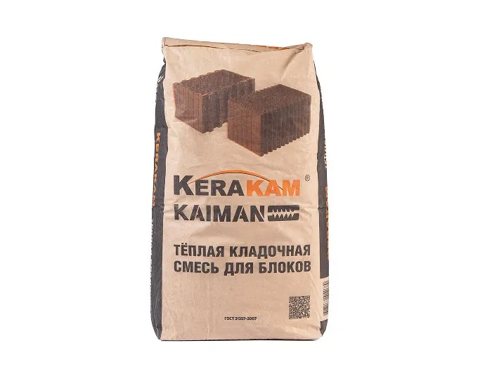 Тёплая кладочная смесь для блоков KERAKAM и KAIMAN, зимняя (до -10 °С)