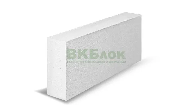 Газобетонный блок ВКБлок D500 625×100×250